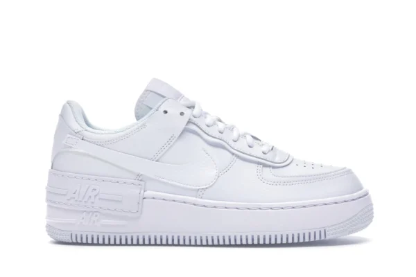 Nike Air Force 1 Low Shadow Triple White (Women's) - photo 1- Jersey4u