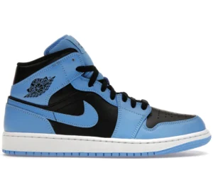 Jordan 1 Mid University Blue Black - photo 1- Jersey4u