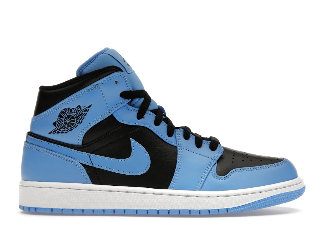 Jordan 1 Mid University Blue Black - photo 1- Jersey4u