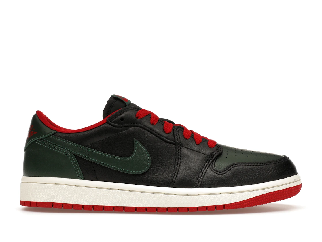 Jordan 1 Retro Low OG Gorge Green Varsity Red (Women's) - photo 1- Jersey4u