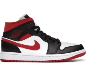 Jordan 1 Mid Gym Red Black White - photo 1- Jersey4u