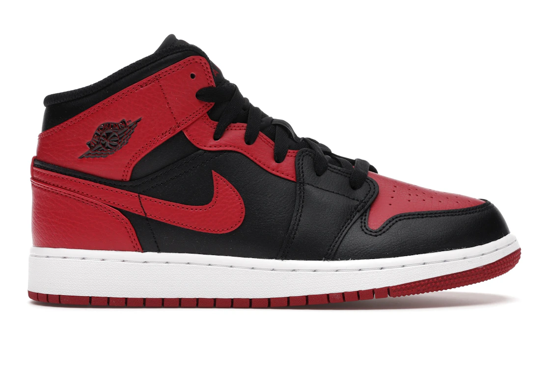 Jordan 1 Mid Banned (2020) (GS) - photo 1- Jersey4u