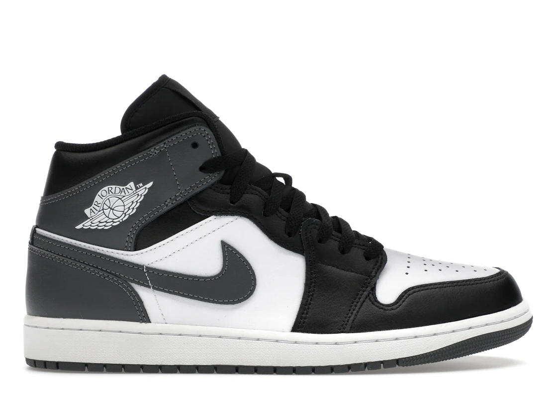 Jordan 1 Mid Black White Iron Grey - photo 1- Jersey4u