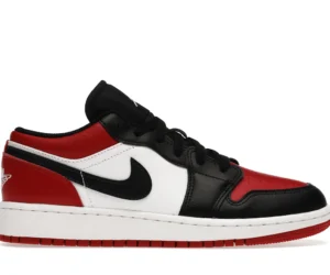 Jordan 1 Low Bred Toe (GS) - photo 1- Jersey4u