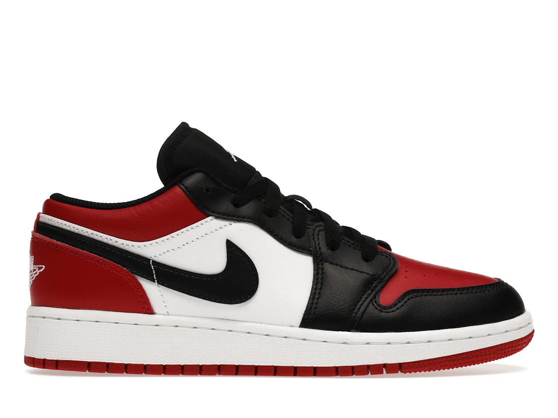 Jordan 1 Low Bred Toe (GS) - photo 1- Jersey4u