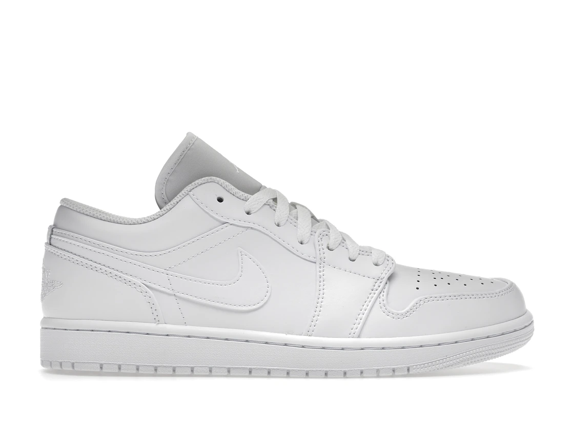 Jordan 1 Low Triple White - photo 1- Jersey4u