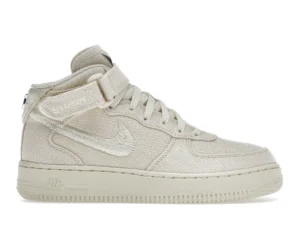 Nike Air Force 1 Mid Stussy Fossil - photo 1- Jersey4u