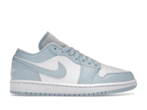 Jordan 1 Low White Ice Blue (Women's) - photo 1- Jersey4u