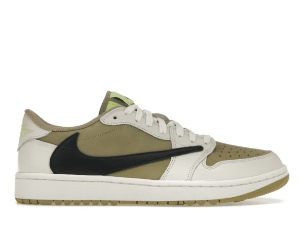 Jordan 1 Retro Low Golf Travis Scott Neutral Olive - photo 1- Jersey4u