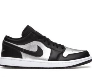 Jordan 1 Low SE Black Metallic Silver (Women's) - photo 1- Jersey4u