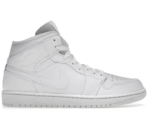 Jordan 1 Mid Triple White - photo 1- Jersey4u