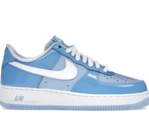 Nike Air Force 1 Low '07 LV8 Phychic Blue White Patent - photo 1- Jersey4u