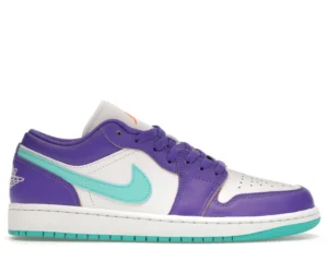 Jordan 1 Low SE Psychic Purple Hyper Jade - photo 1- Jersey4u