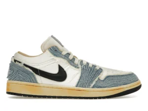 Jordan 1 Low SE WRMK Sashiko Denim - photo 1- Jersey4u