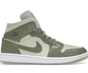 Jordan 1 Mid SE Sea Glass Oil Green (Women's) - photo 1- Jersey4u