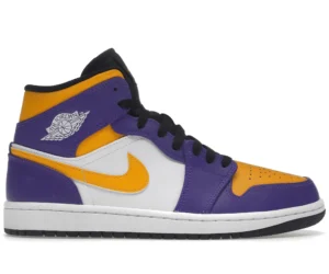 Jordan 1 Mid Lakers (2022) - photo 1- Jersey4u