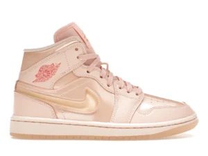 Jordan 1 Mid Patent Valentine's Day (Women's) - photo 1- Jersey4u