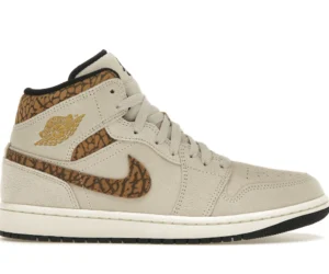 Jordan 1 Mid SE Brown Elephant - photo 1- Jersey4u