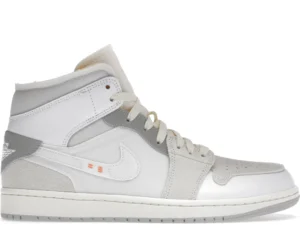 Jordan 1 Mid SE Craft Inside Out White Grey - photo 1- Jersey4u