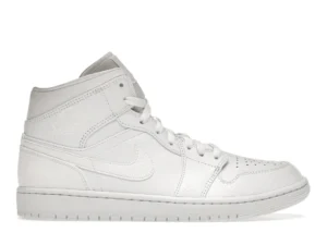 Jordan 1 Mid Triple White 2.0 (2020) - photo 1- Jersey4u