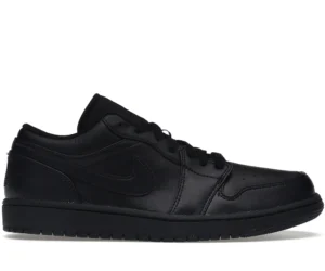 Jordan 1 Low Triple Black (2022) - photo 1- Jersey4u