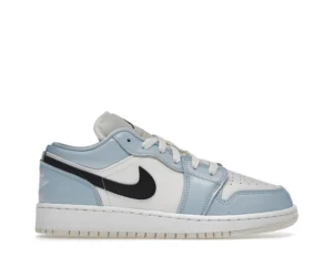 Jordan 1 Low Ice Blue Black (GS) - photo 1- Jersey4u