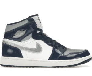 Jordan 1 Retro High Golf Patent Midnight Navy - photo 1- Jersey4u