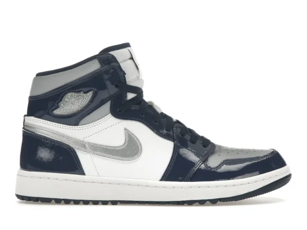 Jordan 1 Retro High Golf Patent Midnight Navy - photo 1- Jersey4u