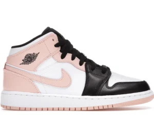 Jordan 1 Mid Arctic Orange Black Toe (GS) - photo 1- Jersey4u