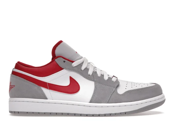 Jordan 1 Low SE Light Smoke Grey Gym Red - photo 1- Jersey4u