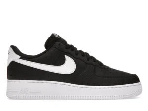 Nike Air Force 1 Low '07 Black White Pebbled Leather - photo 1- Jersey4u