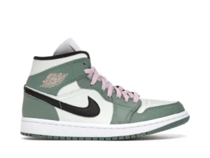 Jordan 1 Mid Dutch Green (Women's) - photo 1- Jersey4u