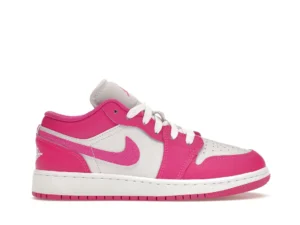 Jordan 1 Low Fire Pink (GS) - photo 1- Jersey4u