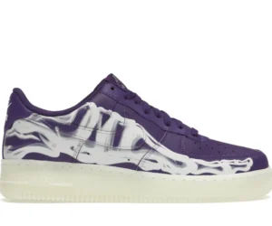 Nike Air Force 1 Low '07 QS Purple Skeleton Halloween (2021) - photo 1- Jersey4u