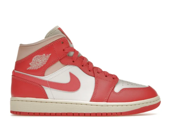 Jordan 1 Mid Strawberries and Cream (Women's) - photo 1- Jersey4u