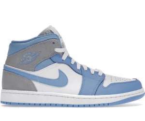 Jordan 1 Mid University Blue Grey - photo 1- Jersey4u