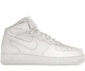 Nike Air Force 1 Mid Triple White (Women's) - photo 1- Jersey4u