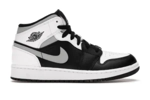 Jordan 1 Mid White Shadow (GS) - photo 1- Jersey4u