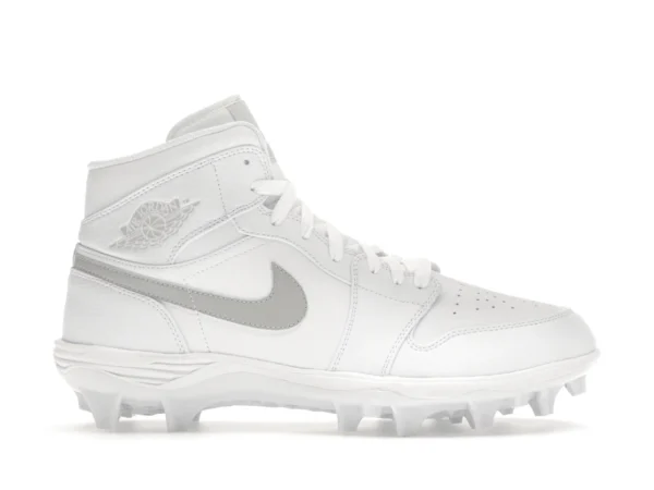 Jordan 1 Mid TD Cleat White Grey Fog - photo 1- Jersey4u