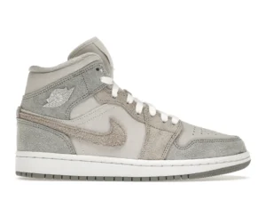 Jordan 1 Mid SE Particle Grey (Women's) - photo 1- Jersey4u