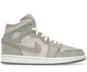 Jordan 1 Mid SE Particle Grey (Women's) - photo 1- Jersey4u