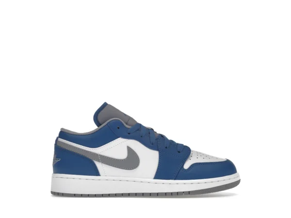 Jordan 1 Low True Blue (GS) - photo 1- Jersey4u