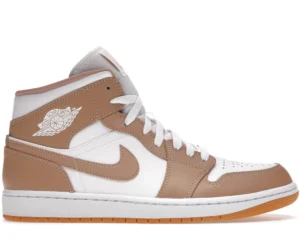 Jordan 1 Mid Tan Gum - photo 1- Jersey4u