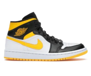 Jordan 1 Mid Laser Orange Black (Women's) - photo 1- Jersey4u