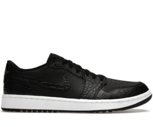 Jordan 1 Retro Low Golf Black Croc - photo 1- Jersey4u