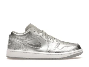 Jordan 1 Low SE Metallic Silver (Women's) - photo 1- Jersey4u