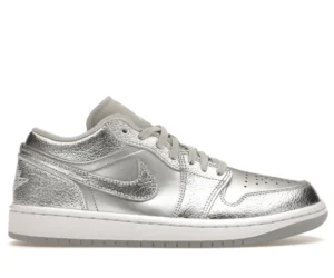 Jordan 1 Low SE Metallic Silver (Women's) - photo 1- Jersey4u