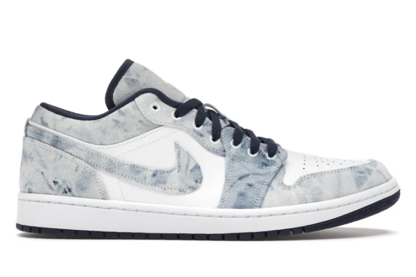 Jordan 1 Low Washed Denim - photo 1- Jersey4u