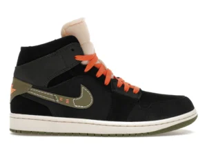 Jordan 1 Mid SE Craft Anthracite Light Olive - photo 1- Jersey4u