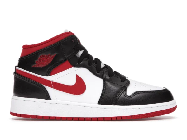 Jordan 1 Mid Gym Red Black White (GS) - photo 1- Jersey4u